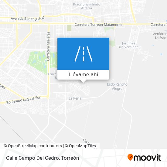 Mapa de Calle Campo Del Cedro