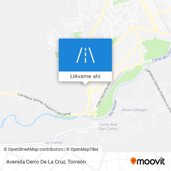 Mapa de Avenida Cerro De La Cruz