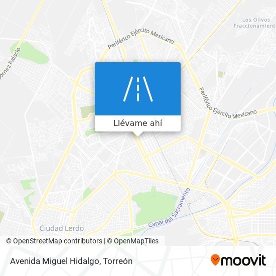 Mapa de Avenida Miguel Hidalgo