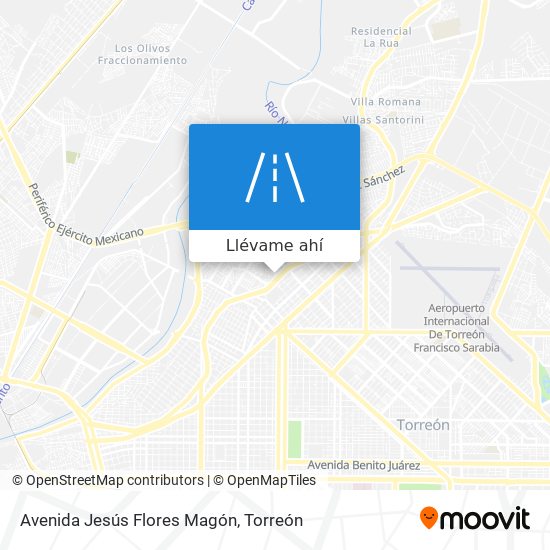 Mapa de Avenida Jesús Flores Magón