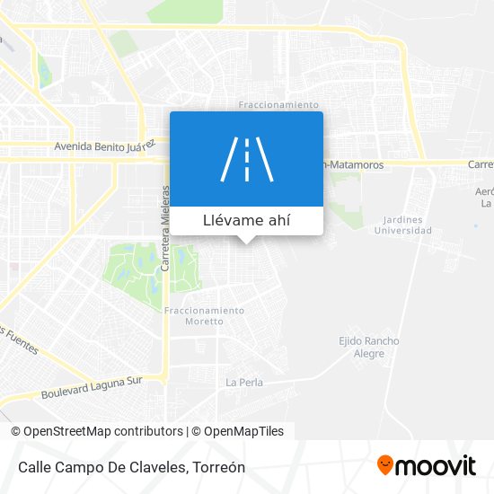 Mapa de Calle Campo De Claveles