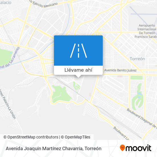 Mapa de Avenida Joaquín Martínez Chavarría