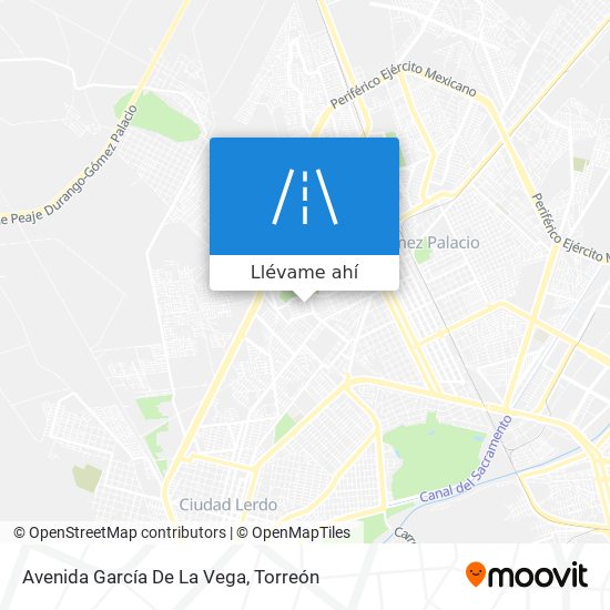 Mapa de Avenida García De La Vega