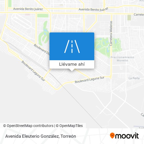 Mapa de Avenida Eleuterio González
