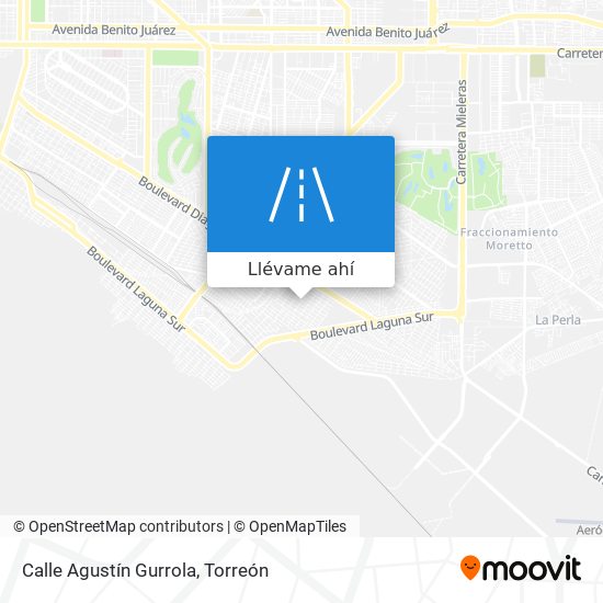 Mapa de Calle Agustín Gurrola