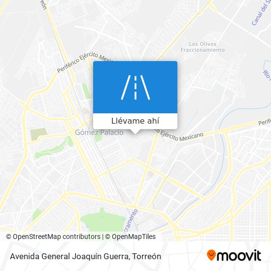 Mapa de Avenida General Joaquín Guerra