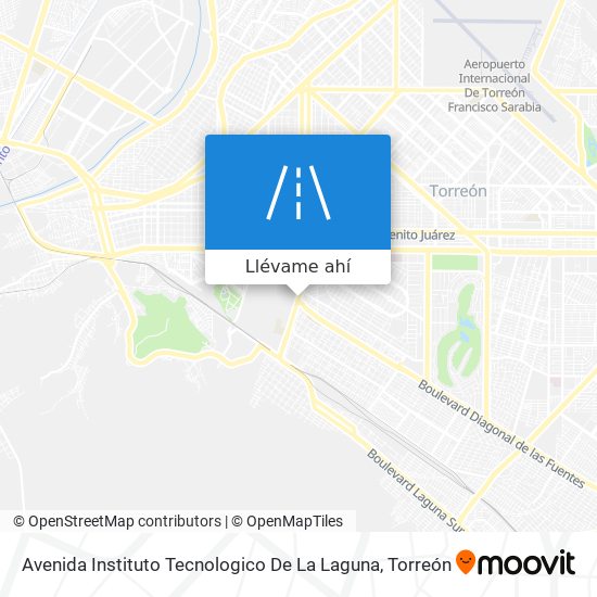 Mapa de Avenida Instituto Tecnologico De La Laguna