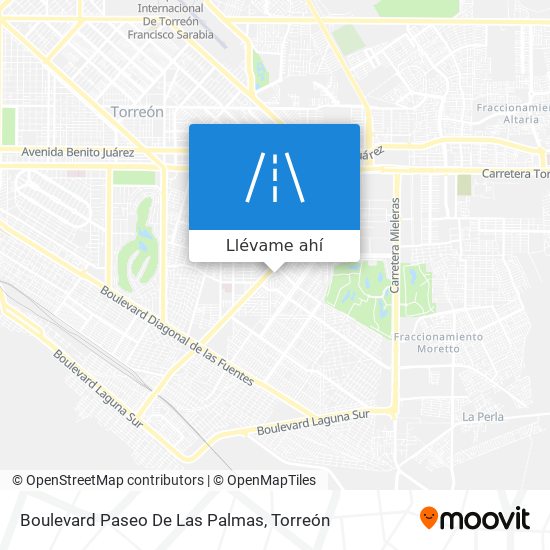 Mapa de Boulevard Paseo De Las Palmas