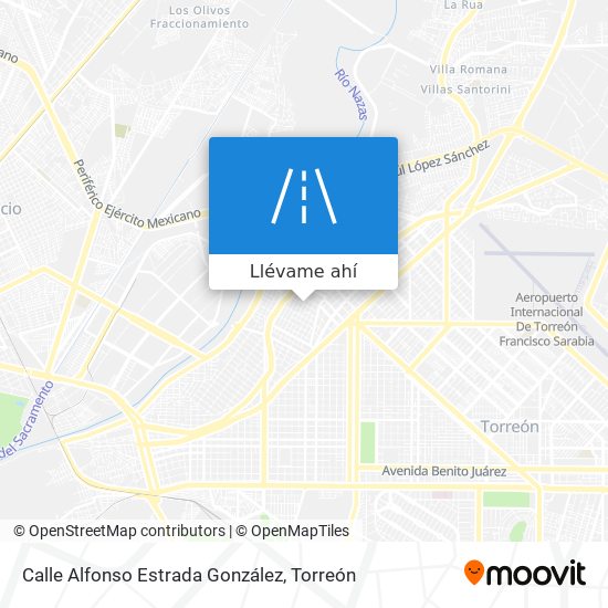Mapa de Calle Alfonso Estrada González