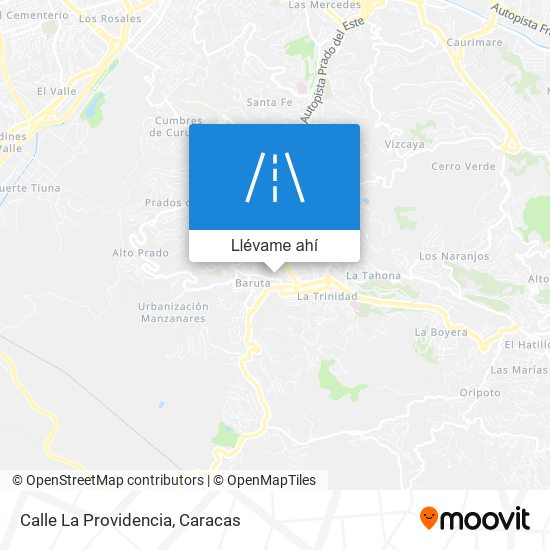 Mapa de Calle La Providencia