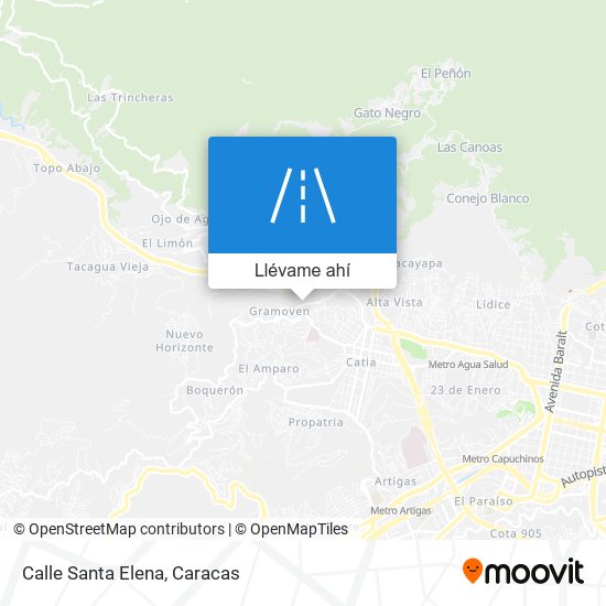 Mapa de Calle Santa Elena