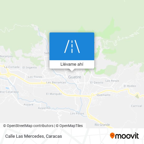 Mapa de Calle Las Mercedes