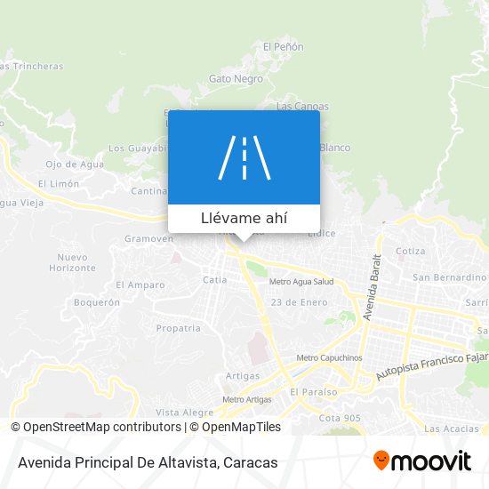 Mapa de Avenida Principal De Altavista