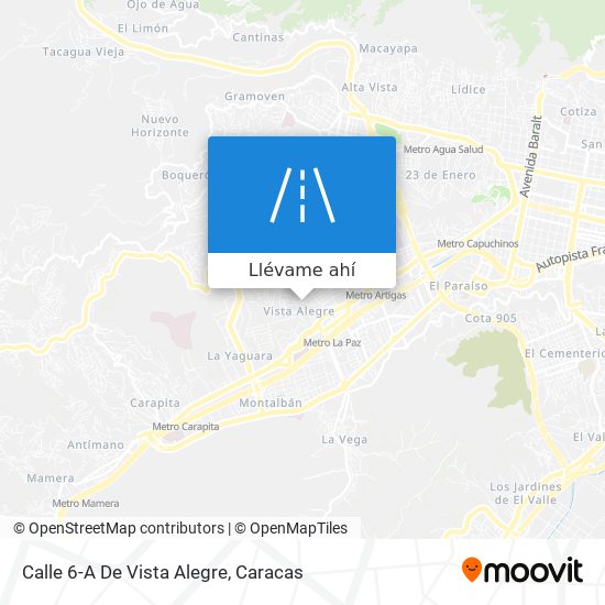 Mapa de Calle 6-A De Vista Alegre