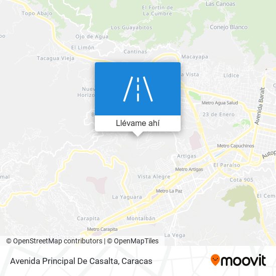 Mapa de Avenida Principal De Casalta