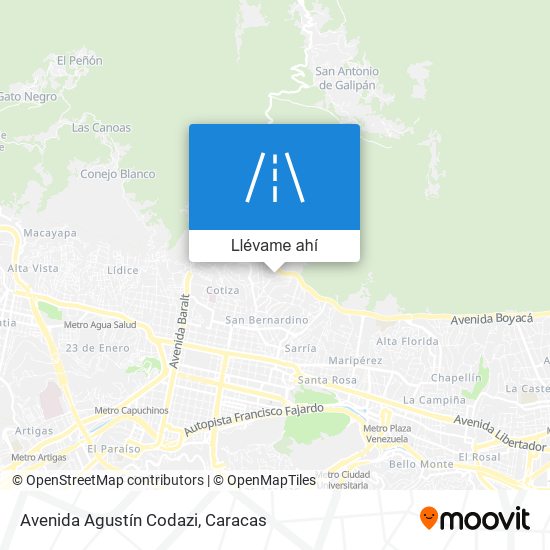 Mapa de Avenida Agustín Codazi