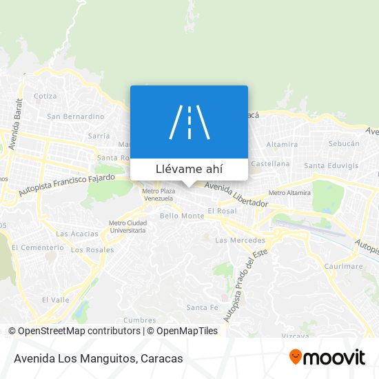 Mapa de Avenida Los Manguitos