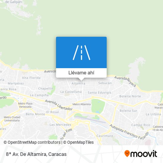 Mapa de 8ª Av. De Altamira