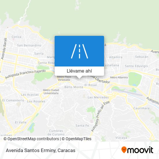 Mapa de Avenida Santos Erminy