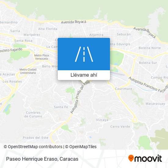 Mapa de Paseo Henrique Eraso