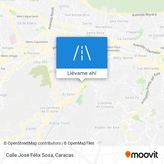 Mapa de Calle José Félix Sosa