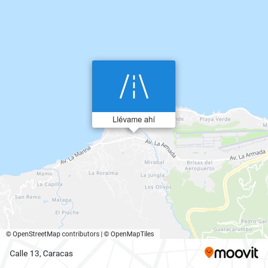Mapa de Calle 13