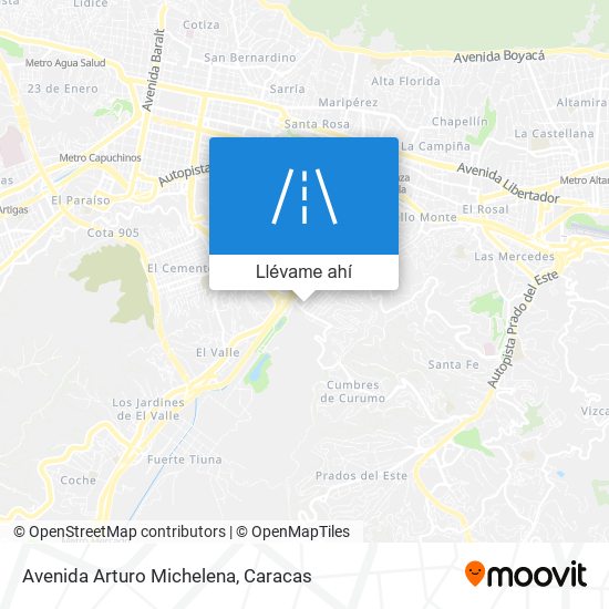 Mapa de Avenida Arturo Michelena