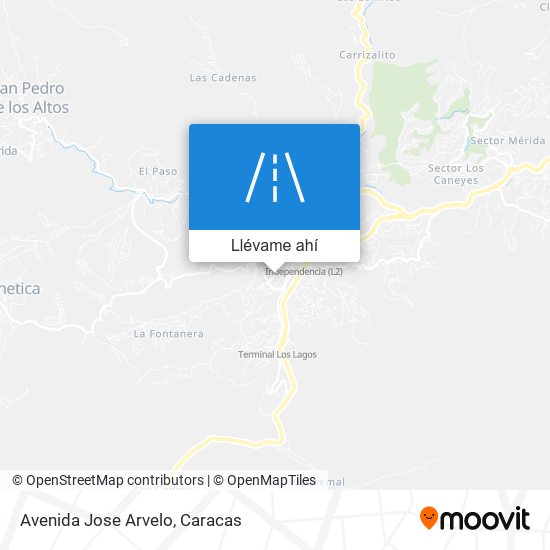 Mapa de Avenida Jose Arvelo