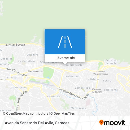 Mapa de Avenida Sanatorio Del Ávila
