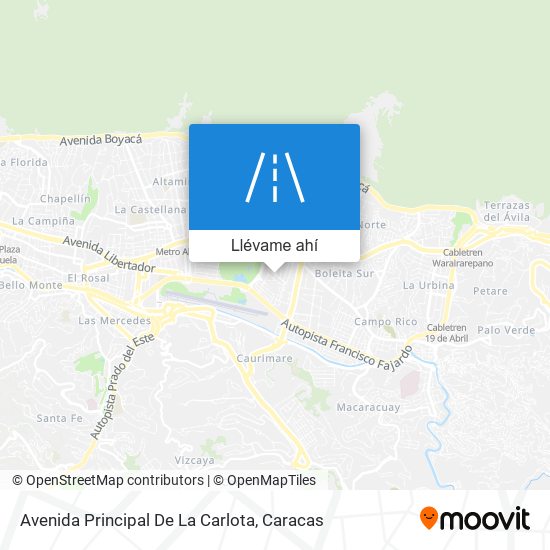 Mapa de Avenida Principal De La Carlota