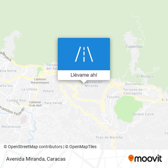 Mapa de Avenida Miranda