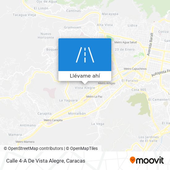 Mapa de Calle 4-A De Vista Alegre