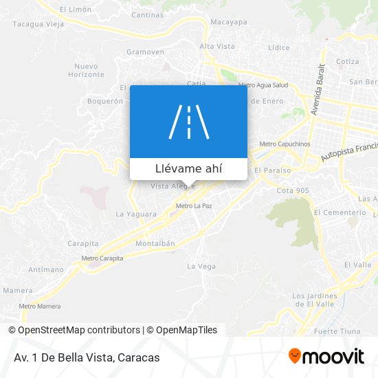 Mapa de Av. 1 De Bella Vista