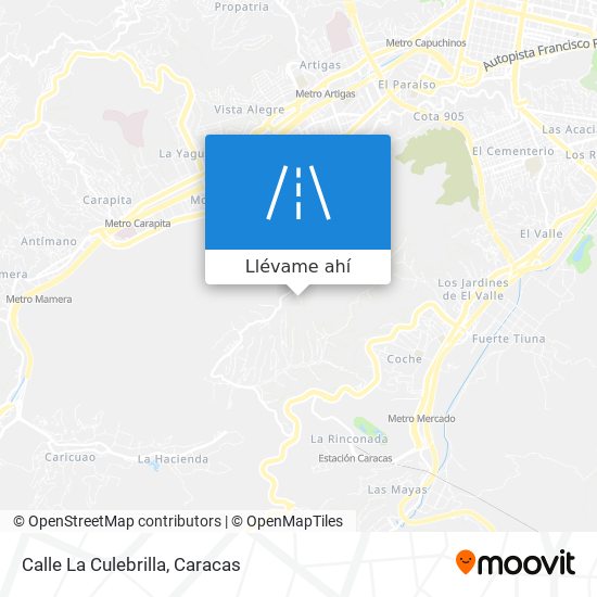 Mapa de Calle La Culebrilla