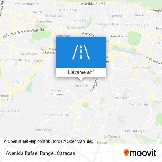 Mapa de Avenida Rafael Rangel