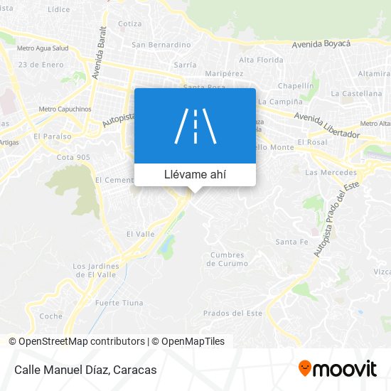 Mapa de Calle Manuel Díaz