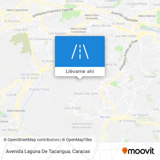 Mapa de Avenida Laguna De Tacarigua
