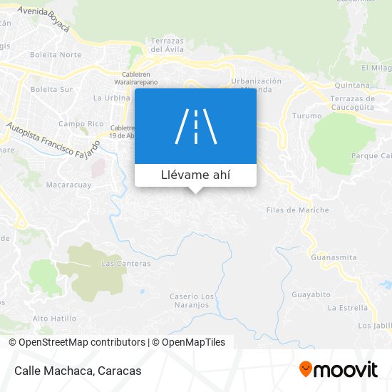Mapa de Calle Machaca
