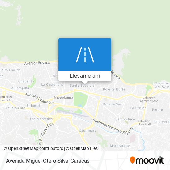 Mapa de Avenida Miguel Otero Silva