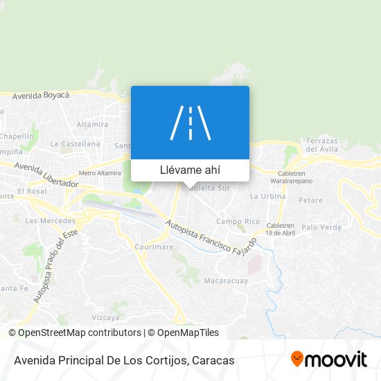 Mapa de Avenida Principal De Los Cortijos