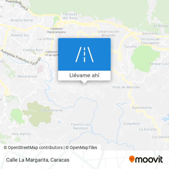Mapa de Calle La Margarita
