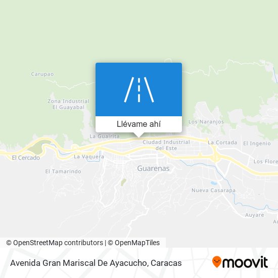Mapa de Avenida Gran Mariscal De Ayacucho