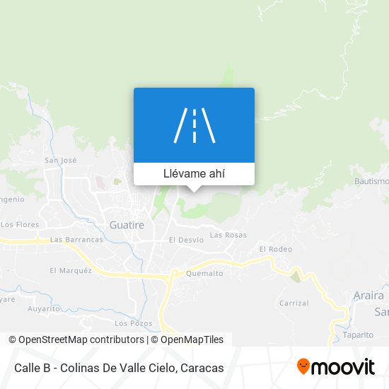 Mapa de Calle B - Colinas De Valle Cielo
