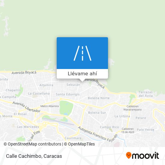 Mapa de Calle Cachimbo