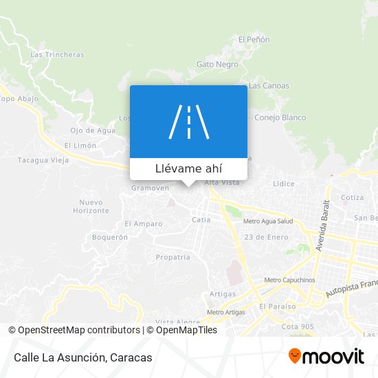 Mapa de Calle La Asunción
