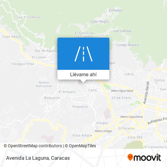 Mapa de Avenida La Laguna