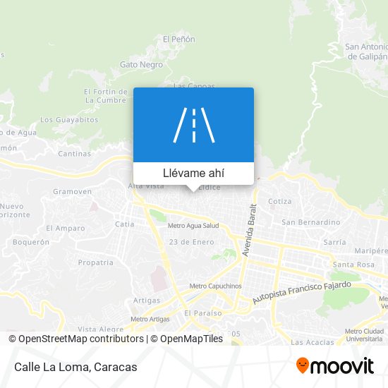 Mapa de Calle La Loma