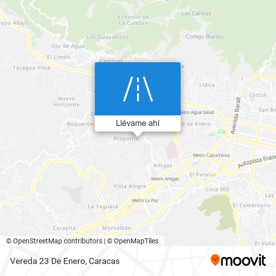 Mapa de Vereda 23 De Enero