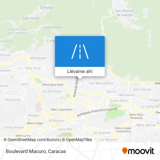 Mapa de Boulevard Macuro