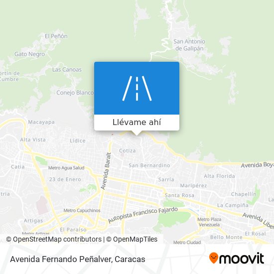 Mapa de Avenida Fernando Peñalver